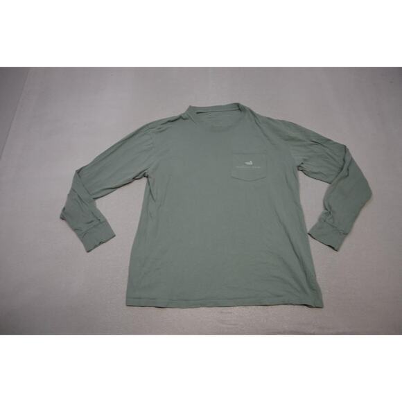 Southern Marsh Tee Shirt Aqua Graphic Long Sleeve Front Pocket Mens Sz XL - Picture 6 of 9